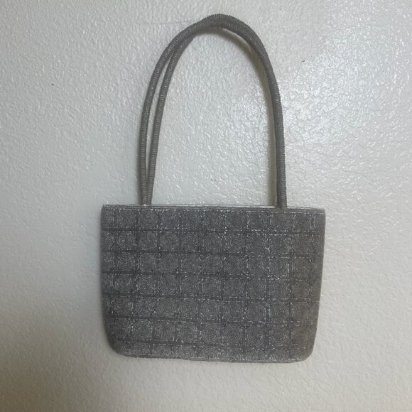 Vintage Style Beaded Shimmer Party Elegant Classic Classy Art Shoulder Bag Purse - Picture 2 of 6